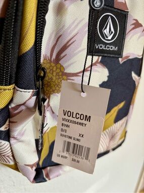 Volcom Sunstone Sling Crossbody Bag - Navy, Pink, Yellow